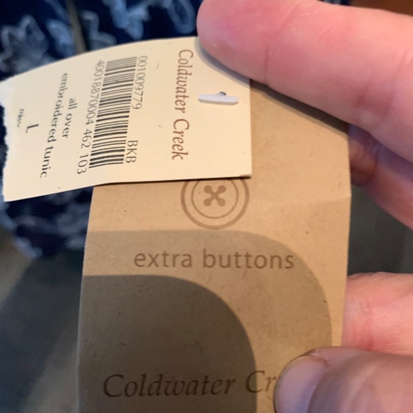 Coldwater Creek all over embroidered tunic. NWT .‎ Retail 119.95 - Picture 4 of 8